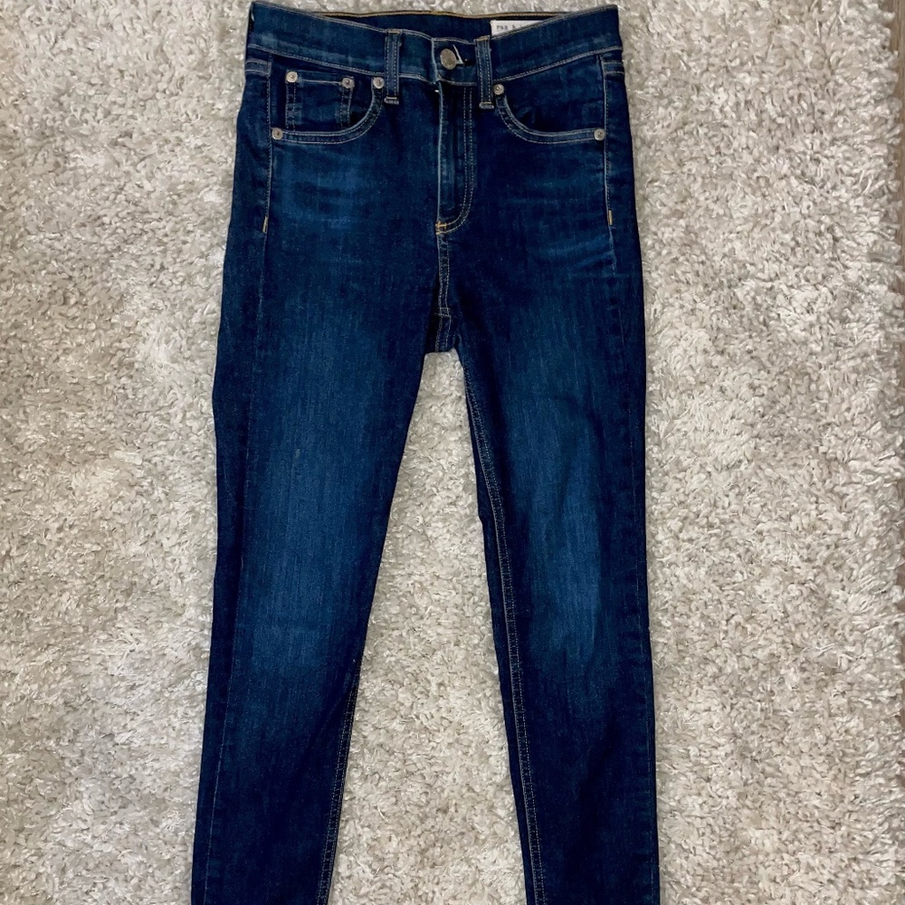 rag & bone High Waisted Skinny Jeans